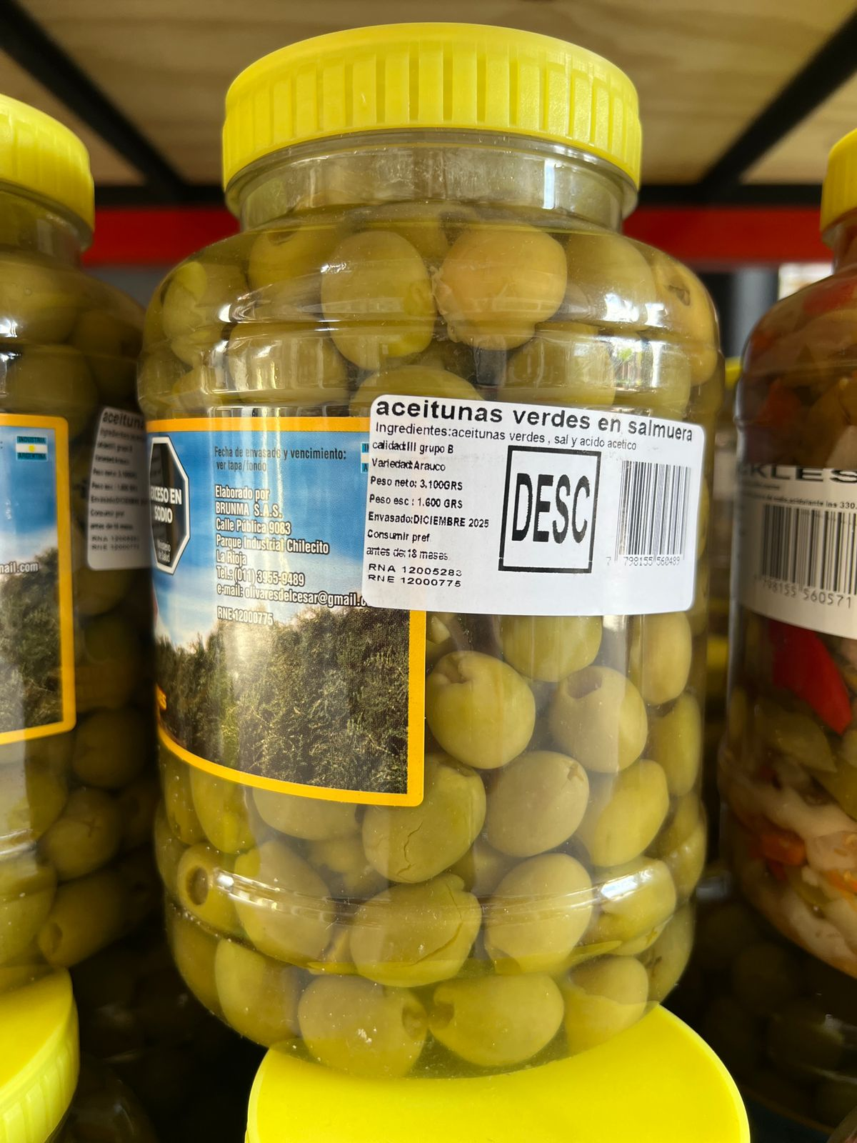 Ace Ver DES x 2 Kg - Olivares del Cesar